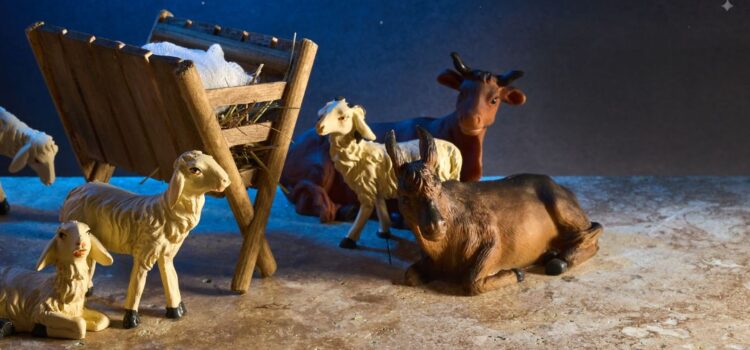 “Nel silenzio che viene”: tre catechesi musicali in Avvento Natività con note musicali che cadono dal cielo