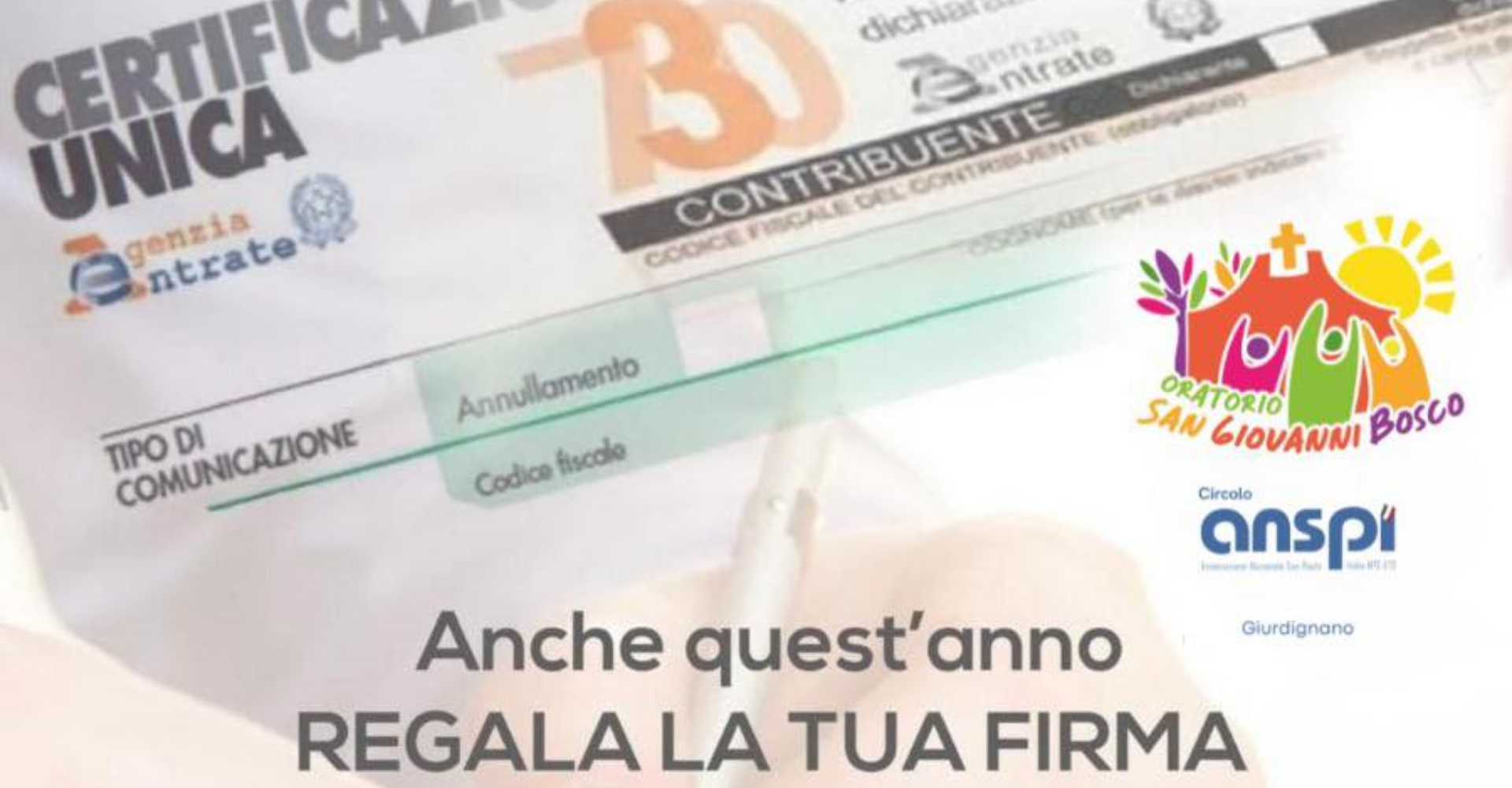 8x1000 e 5x1000 per l'oratorio Don Bosco