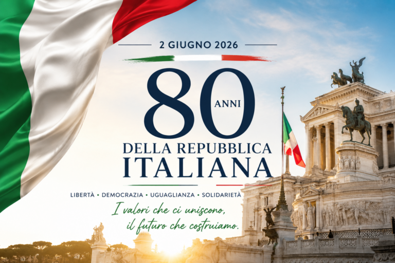Gli 80 anni della Repubblica Italiana tra memoria, valori e futuro