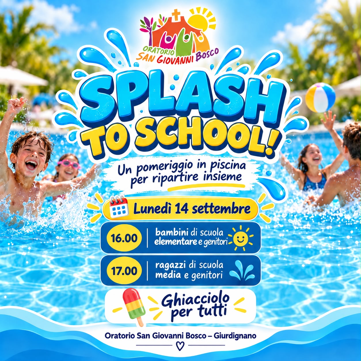 Splash to school