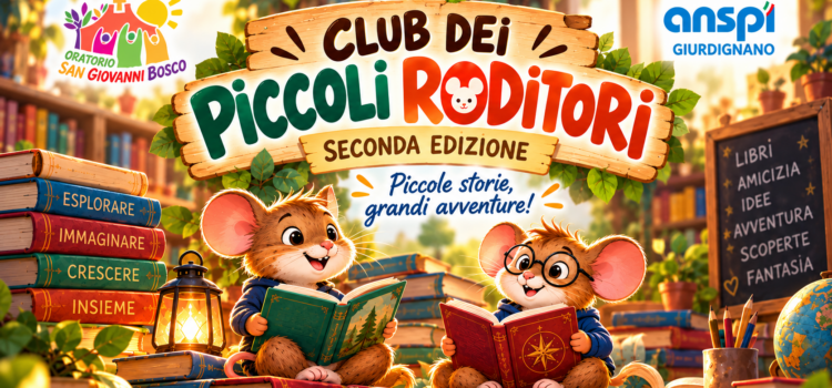 Ritorna il “Club dei Piccoli Roditori”: leggere per crescere Ritorna il “Club dei Piccoli Roditori”: leggere per crescere